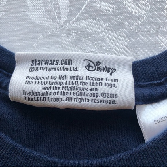 Lego Star Wars Boys Size M Blue T-Shirt Vader Graphic Design Short Sleeves Top - Picture 4 of 12